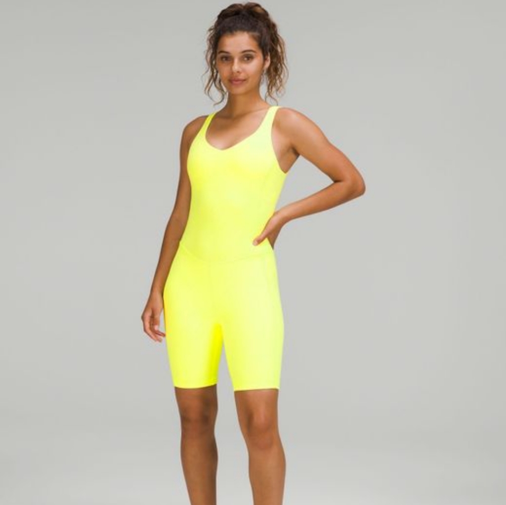 Lululemon Athletica Neon Yellow Jumpsuit
